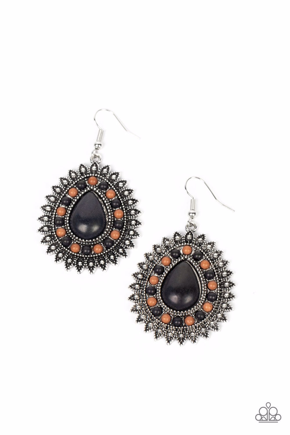 Sagebrush Sabbatical Black Earrings (Pinky 148)