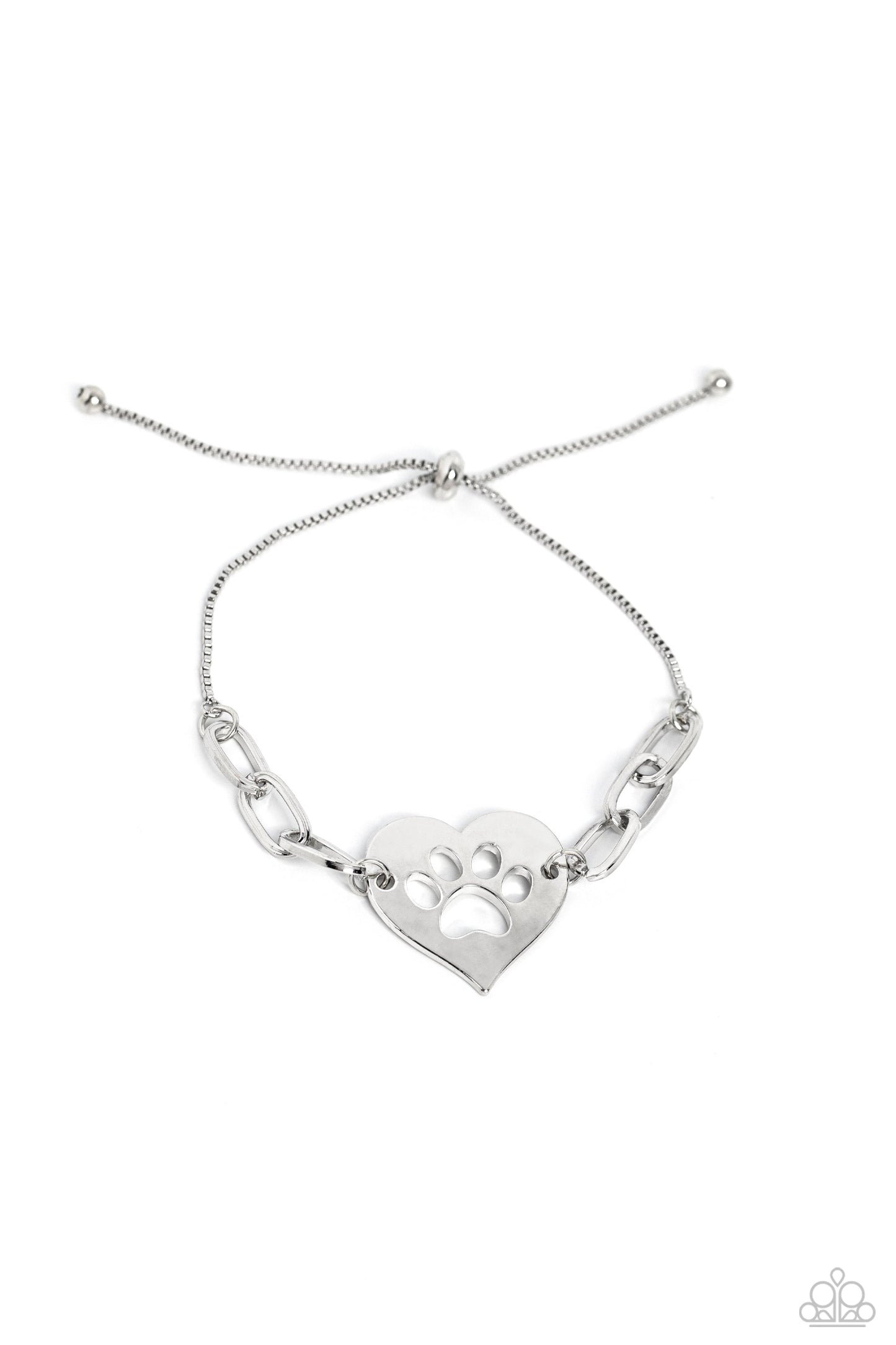 PAW-sitively Perfect Silver Bracelet (Pinky 106)