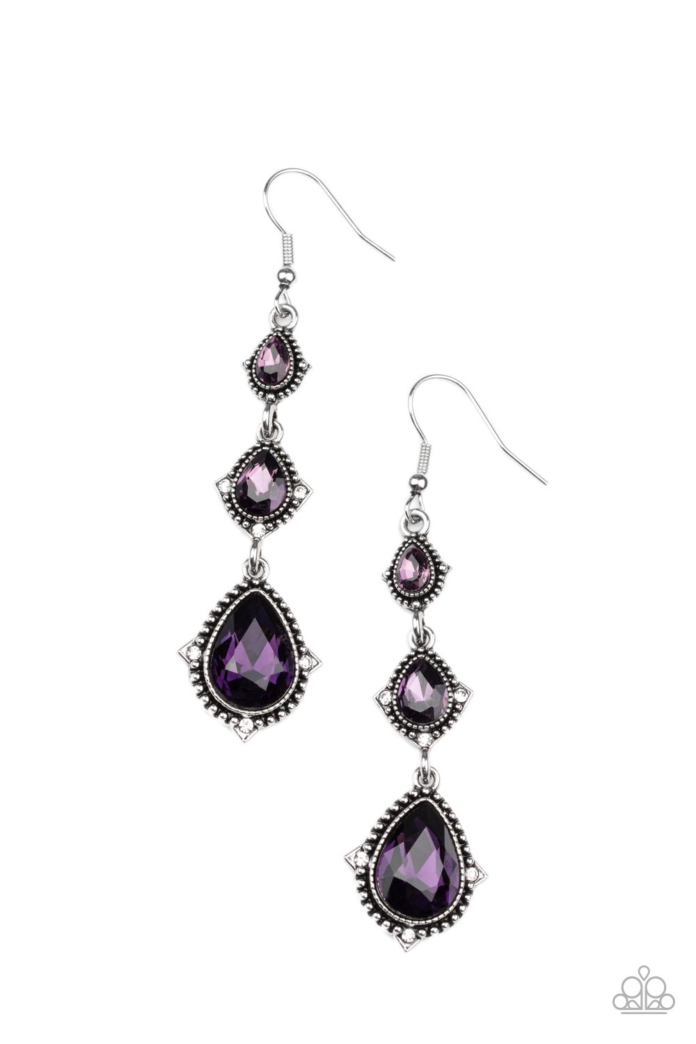 Prague Princess Purple Earrings (Pinky 1283)