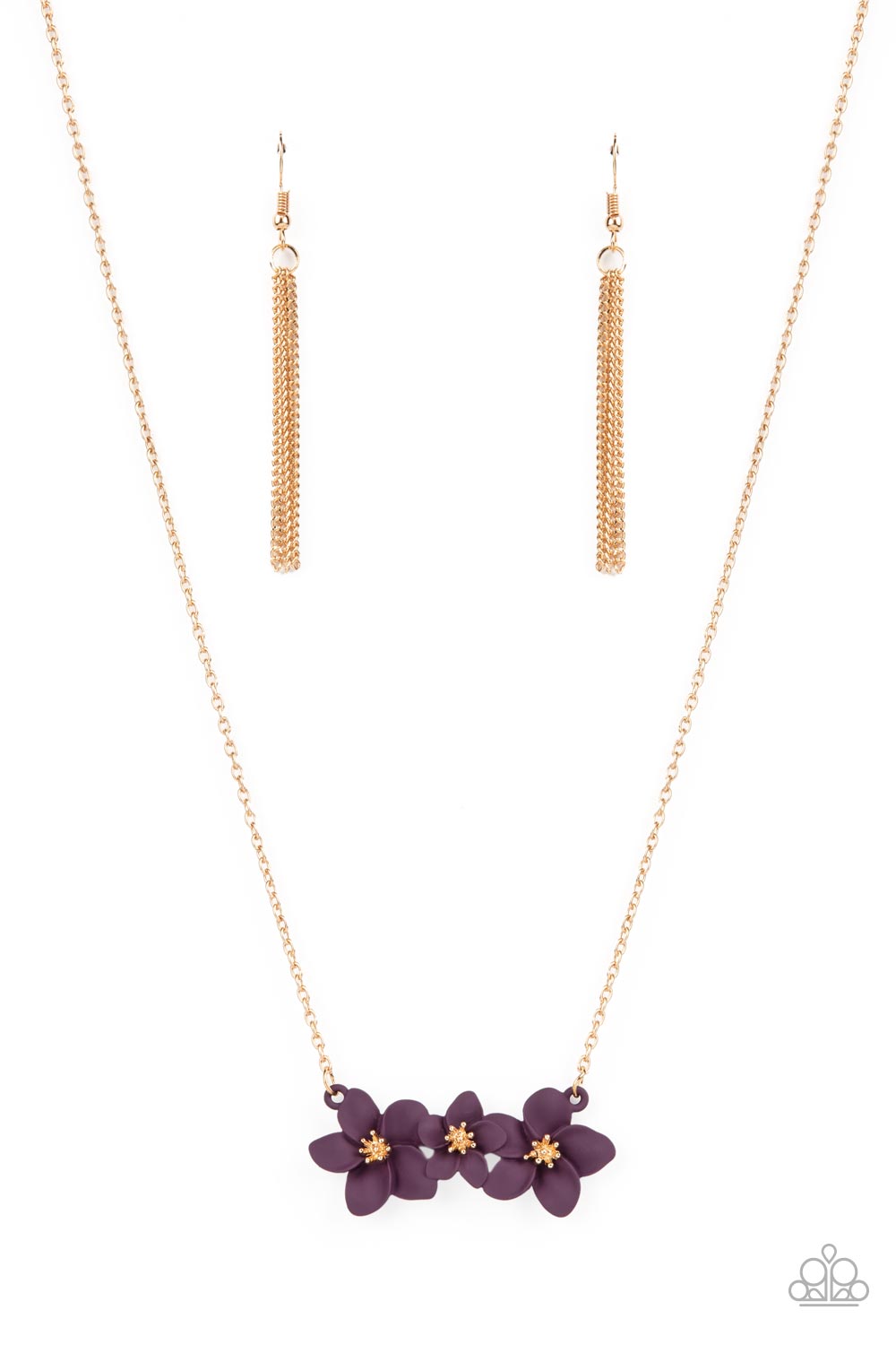 Petunia Picnic Purple Necklace (Pinky 157)