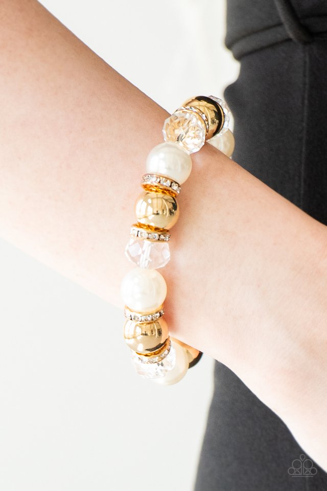 Camera Chic White Bracelet (Yellow 176)