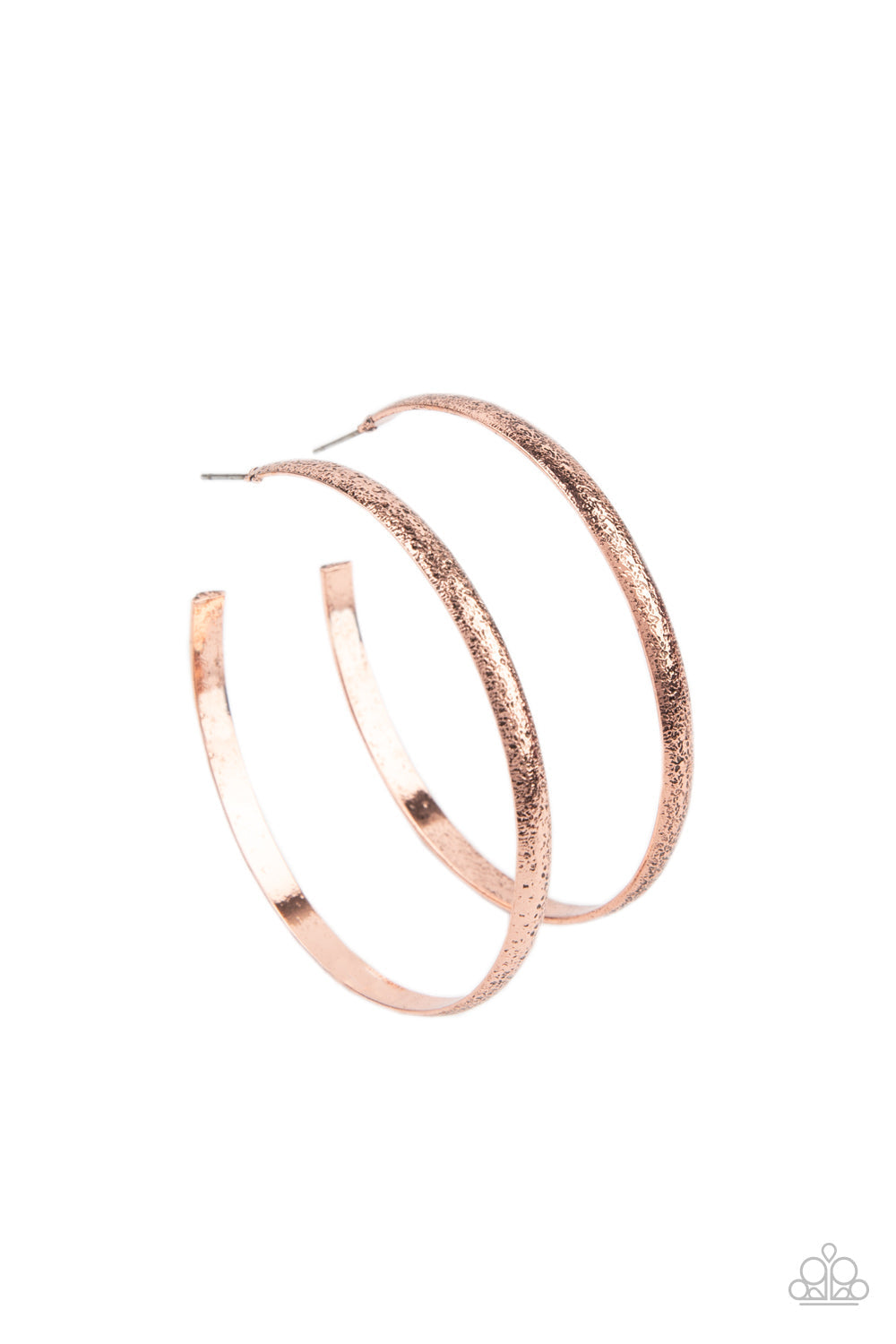 Rustic Radius Copper Hoop Earring (Yellow 128)