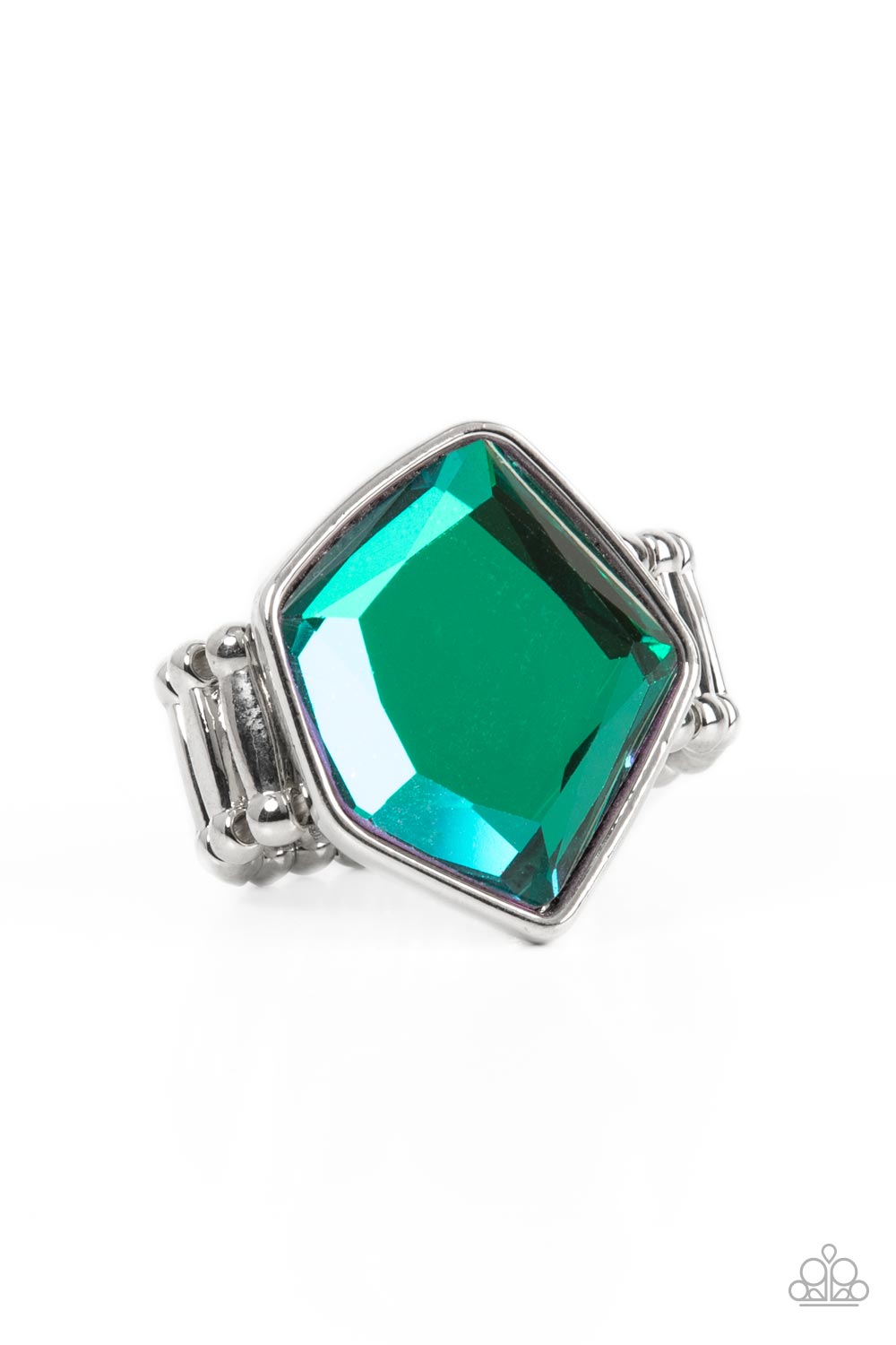 Abstract Escapade Green Ring (Spicy 1696)