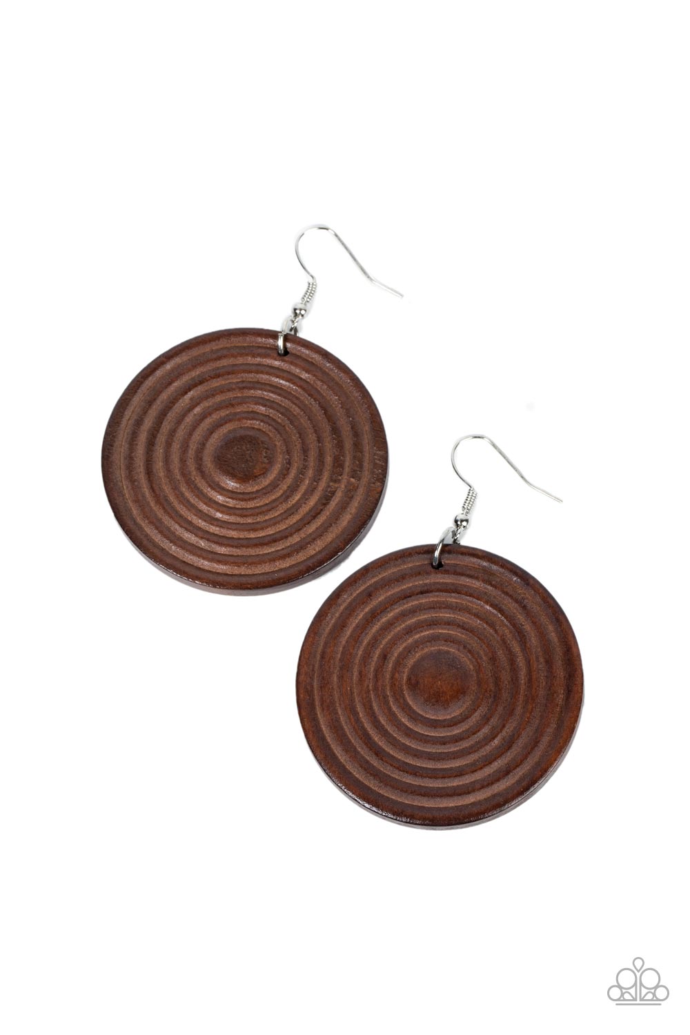 Caribbean Cymbal Brown Earrings (Pinky 171)