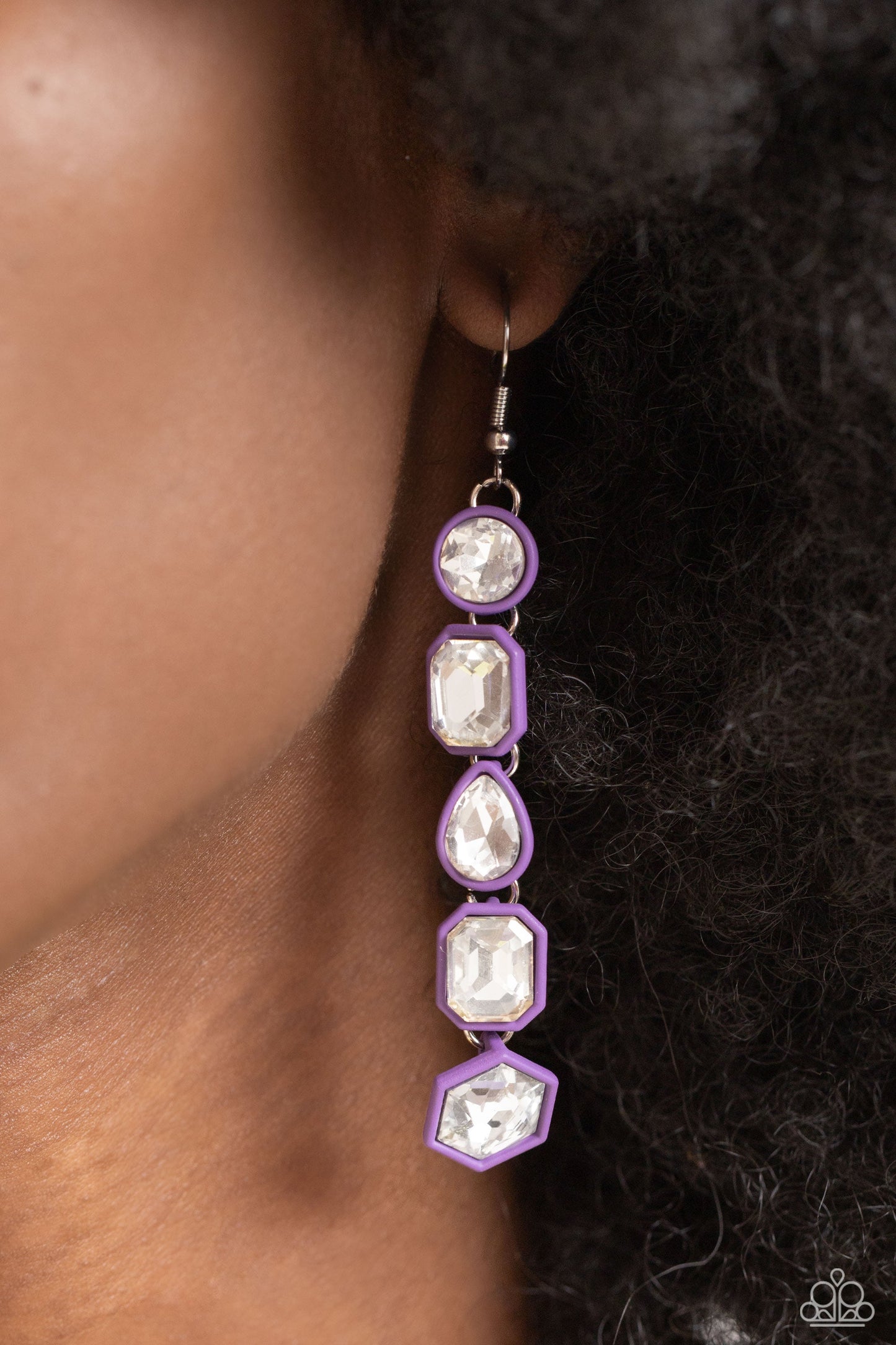 Developing Dignity Purple Earrings (Pinky 137)