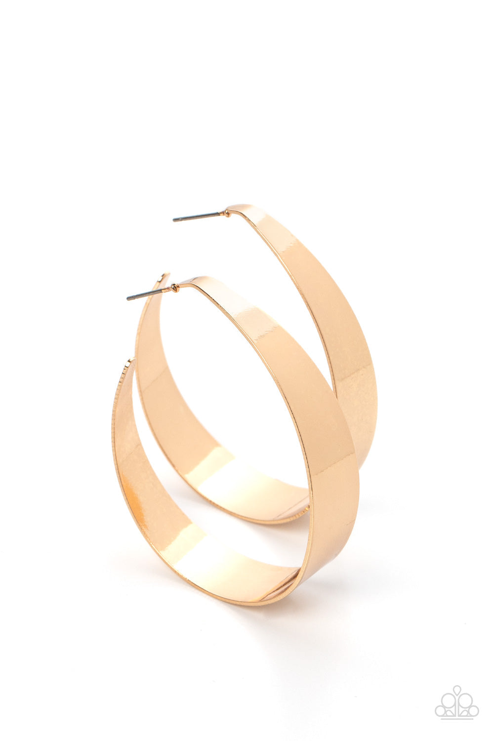 Flat Out Fashionable Gold Earrings (Pinky 192)