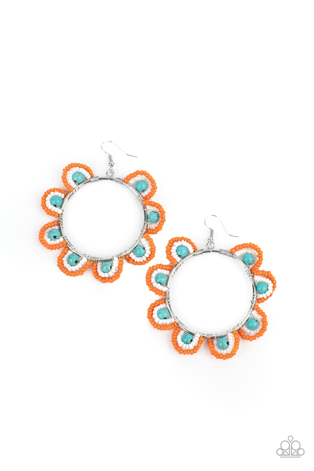 Groovy Gardens Blue Earrings (Pinky 150)