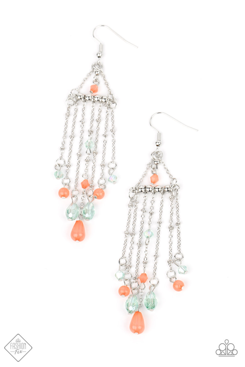 Marina Breeze Orange Earrings (Pinky 133)