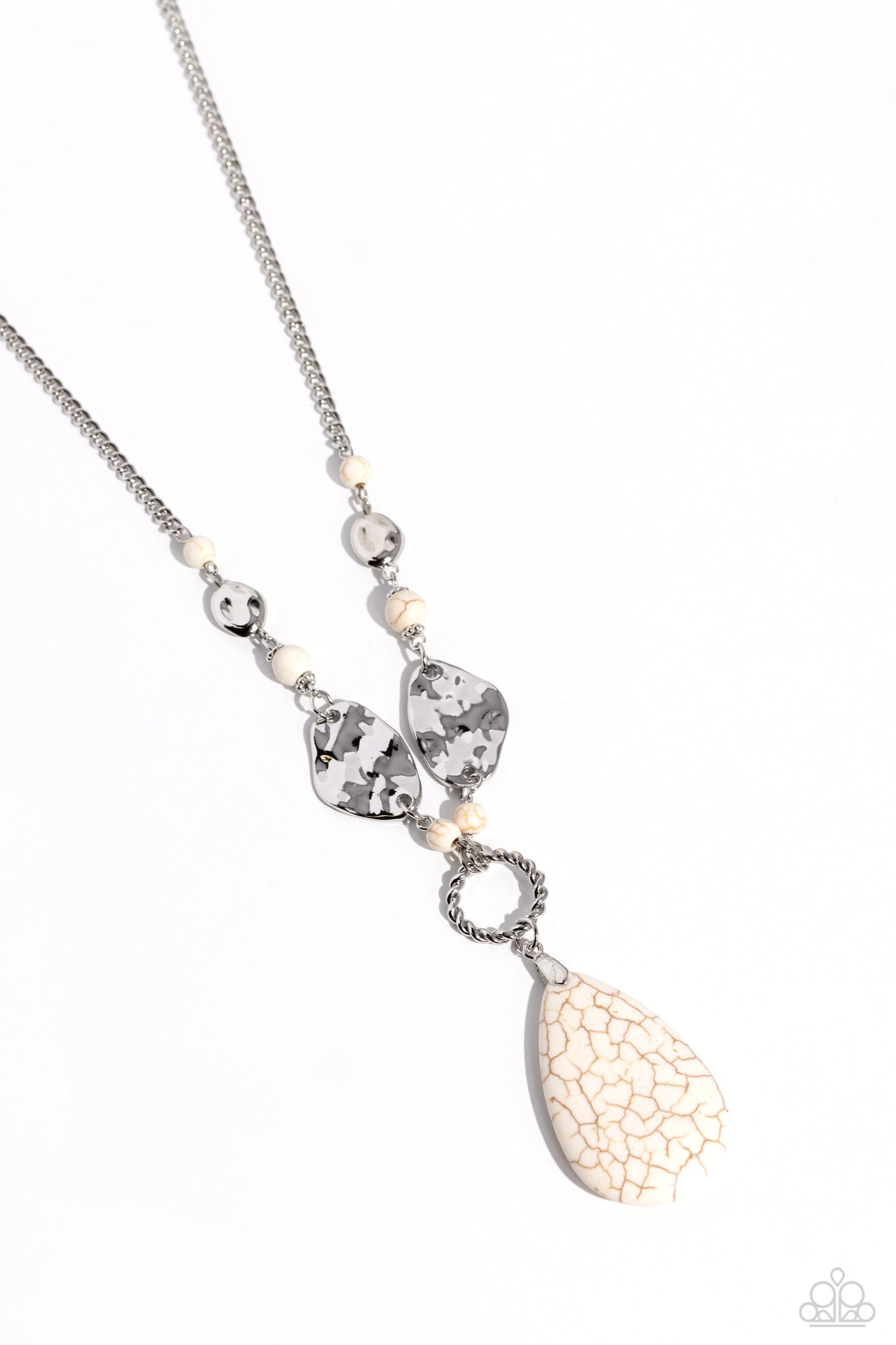 Sagebrush Sanctuary White Necklace (Yellow 185)