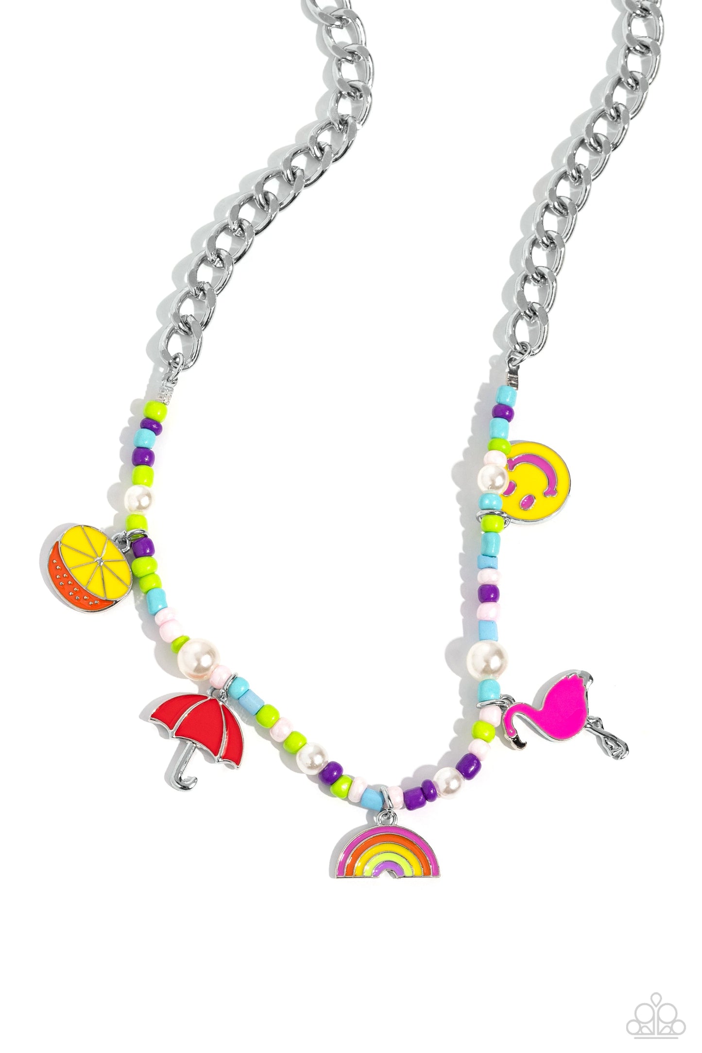 Summer Sentiment Multi Necklace (Yellow 182)