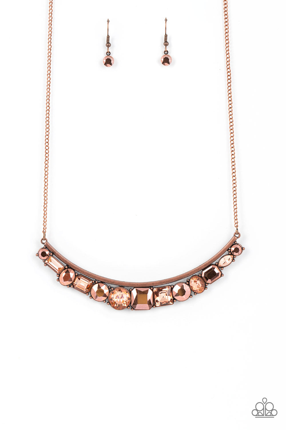 The Only SMOKE-SHOW in Town Copper Necklace (Spicy 1242)