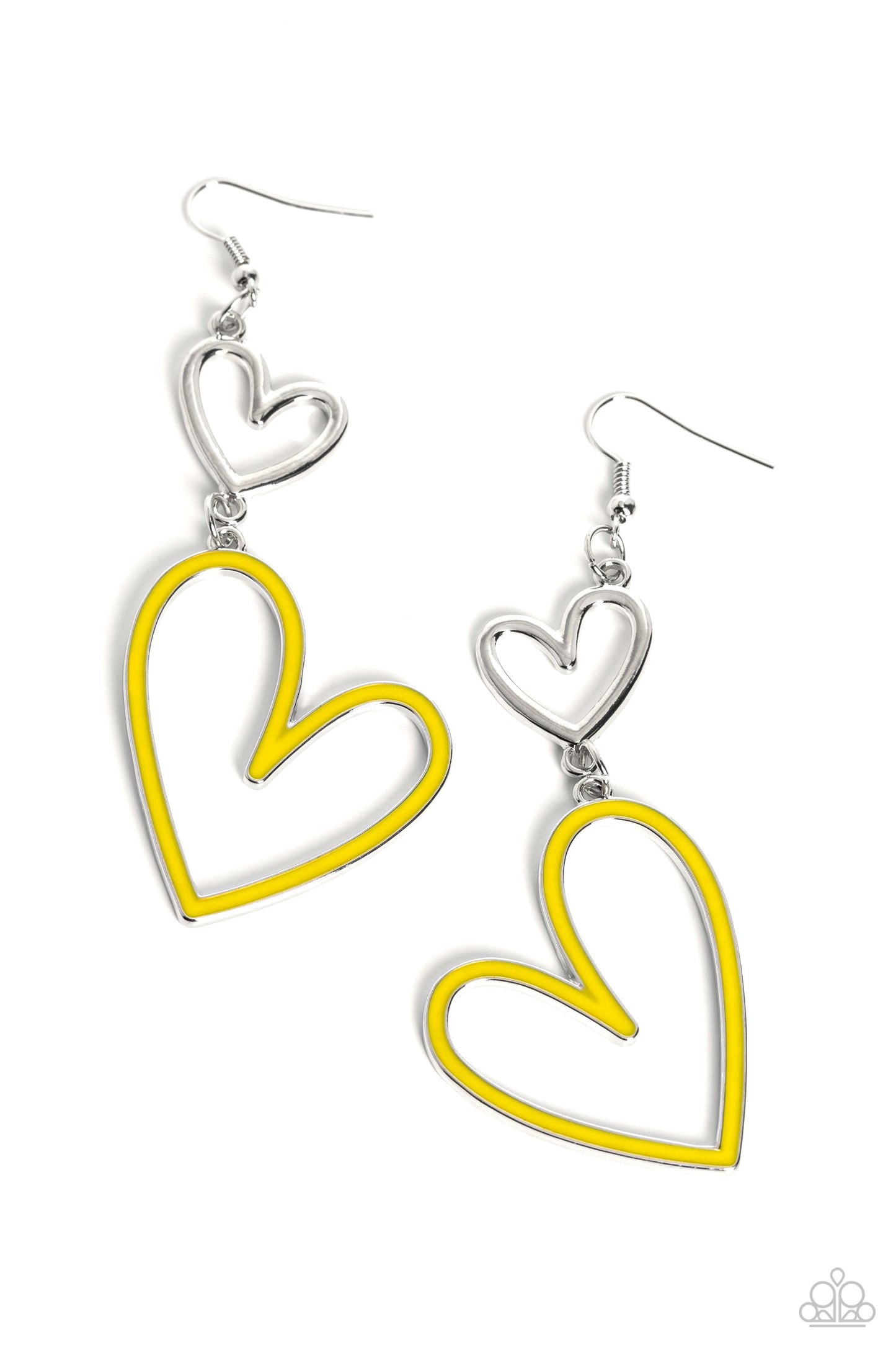 Pristine Pizzazz Yellow Earrings (Pinky 198)