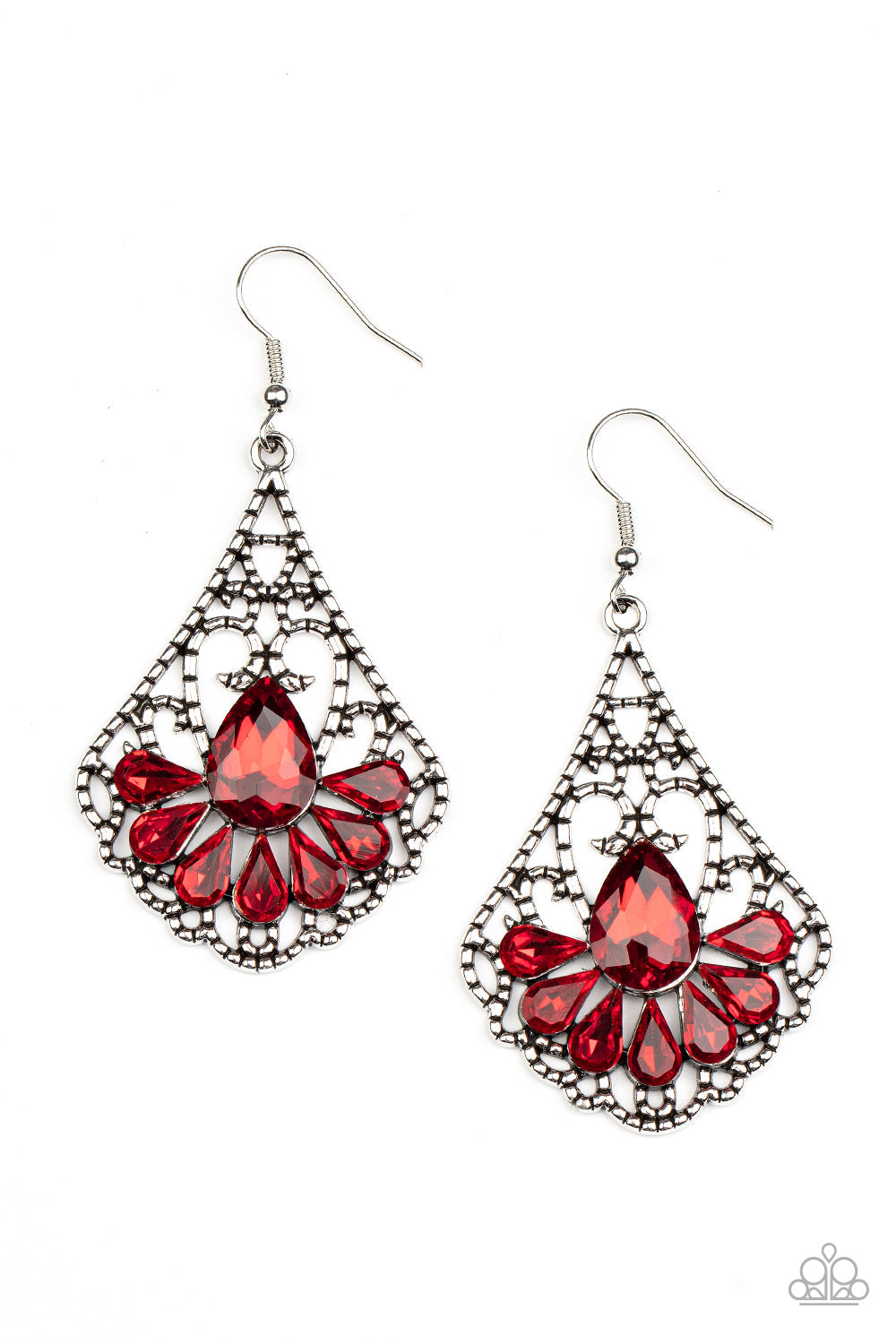 Exemplary Elegance Red Earrings (Pinky 127)