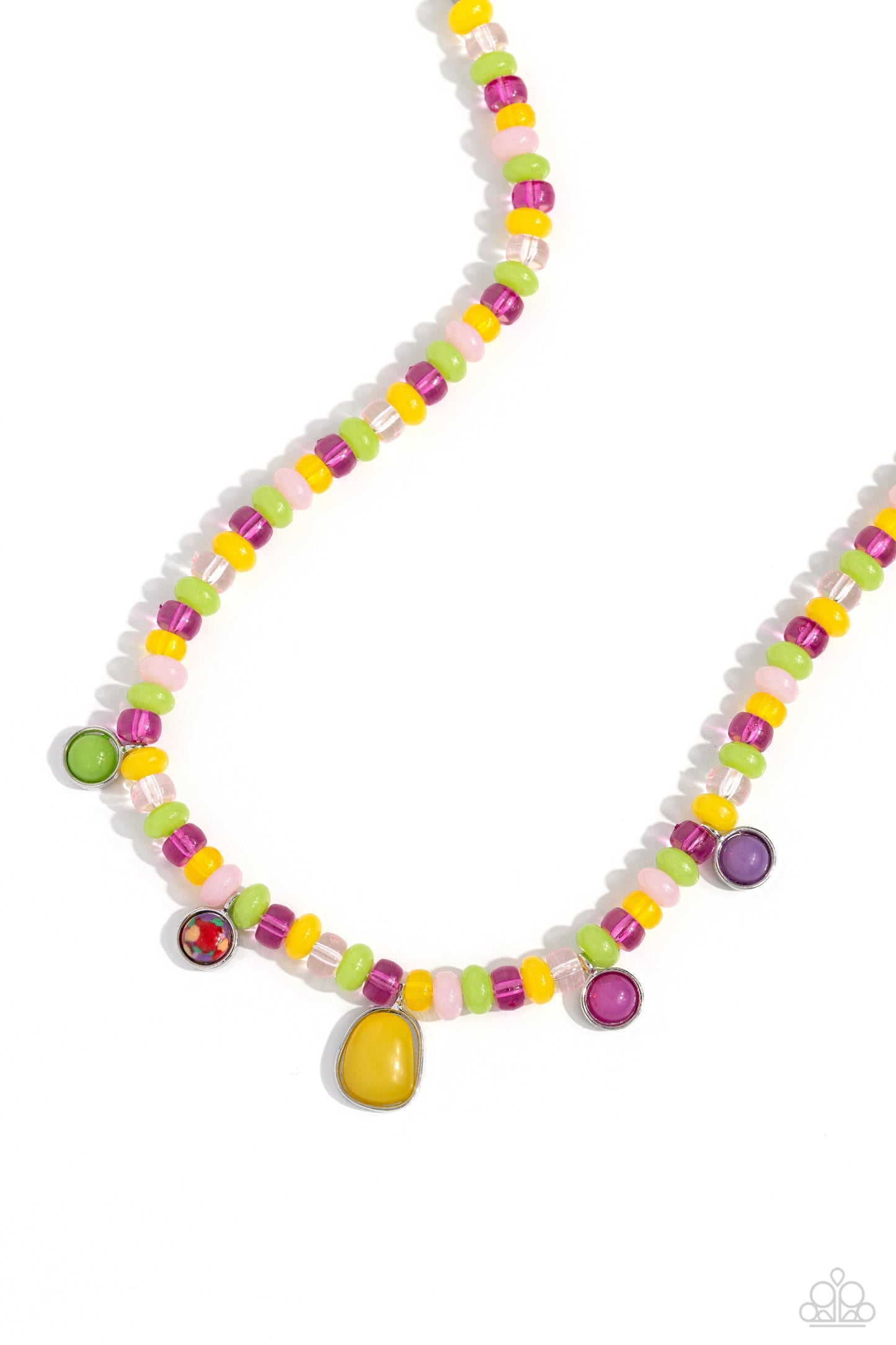 Colorfully California Yellow Necklace (Pinky 1983)