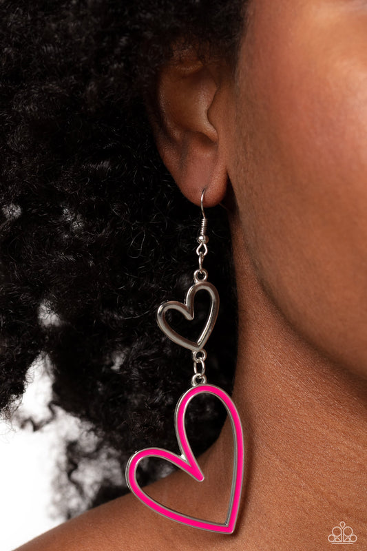 Pristine Pizzazz Pink Earrings (Pinky 122)