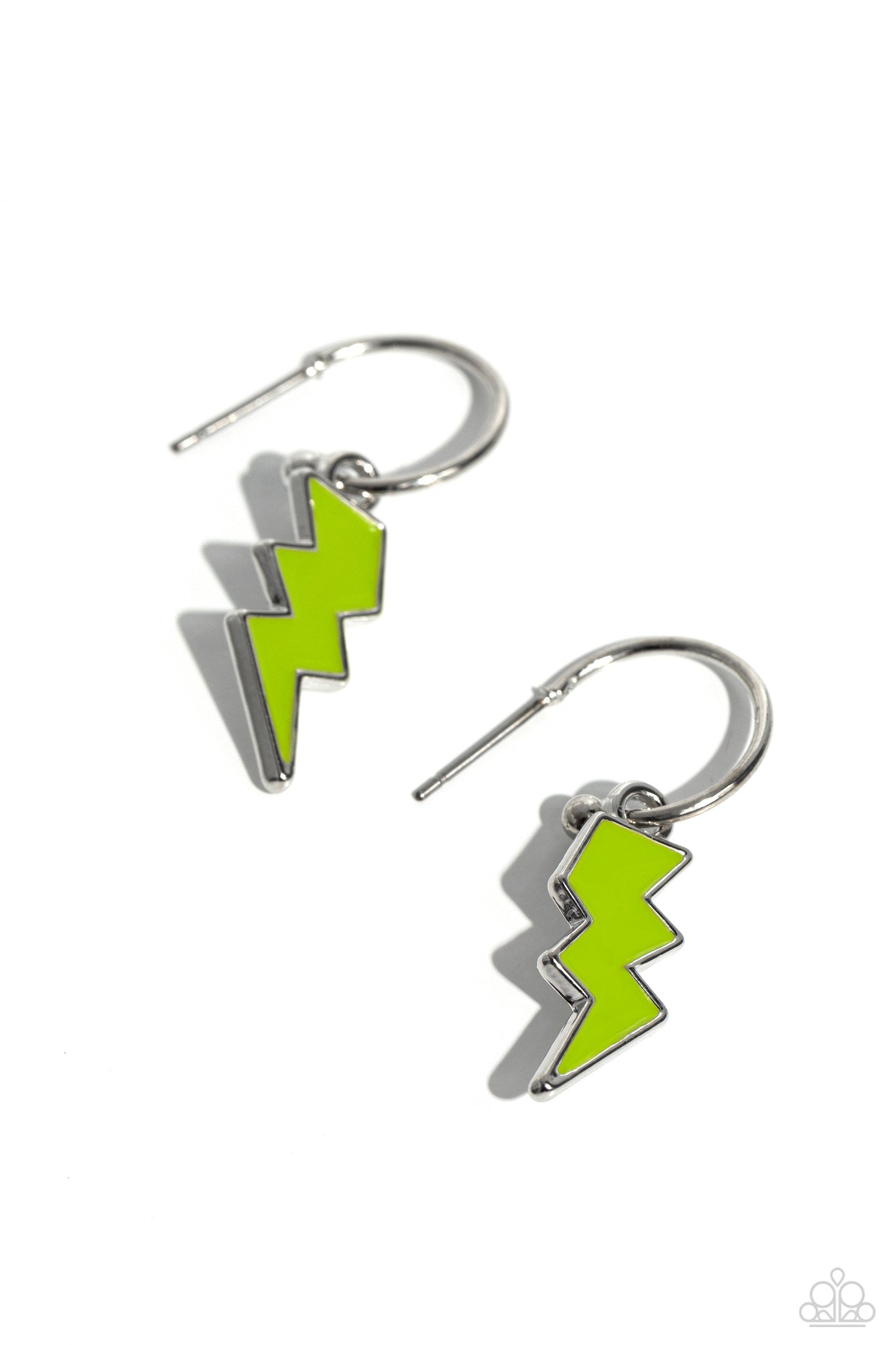 Lightning Limit Green Earrings (Pinky 179)