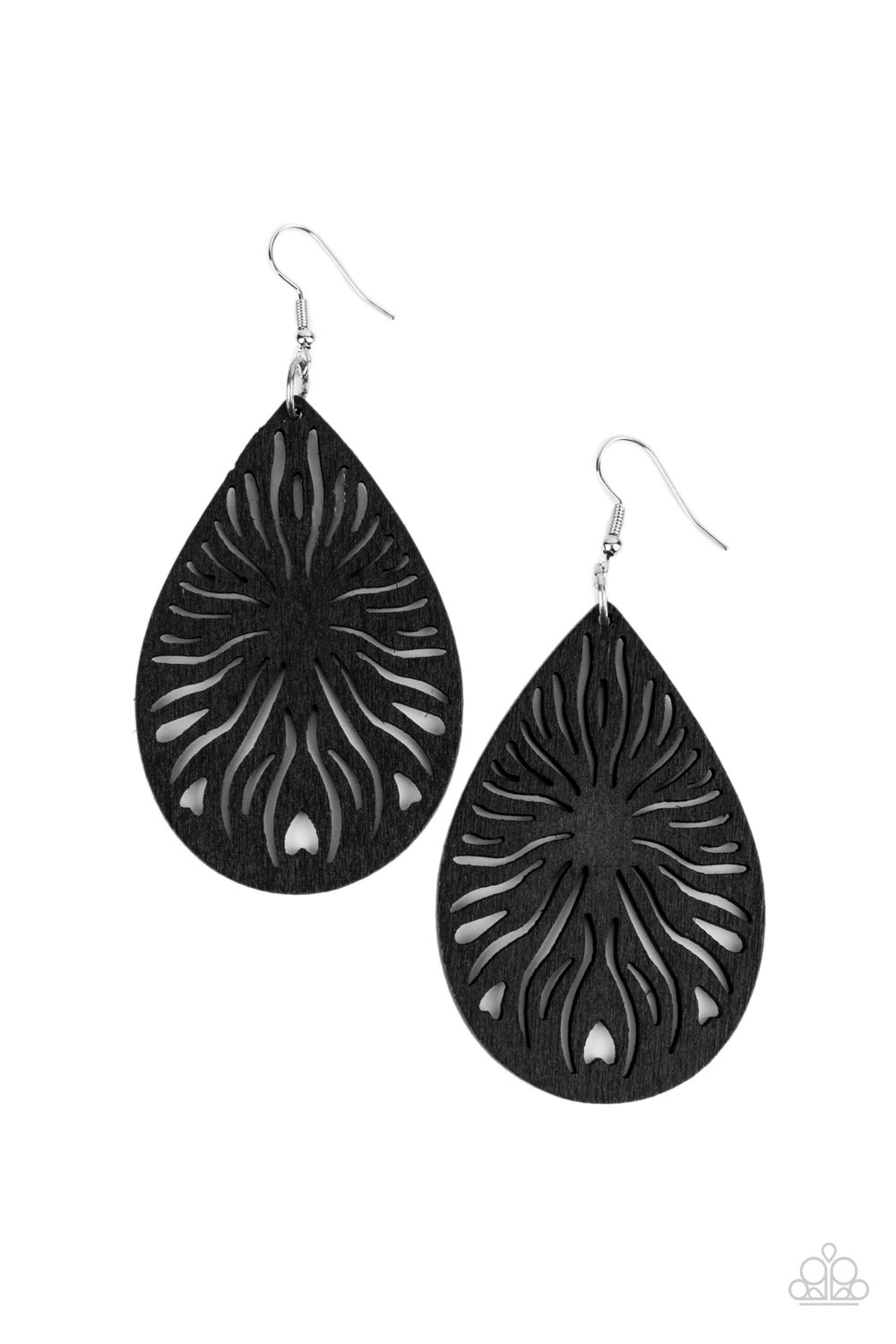 Sunny Incantations Black Earrings (Yellow 152)