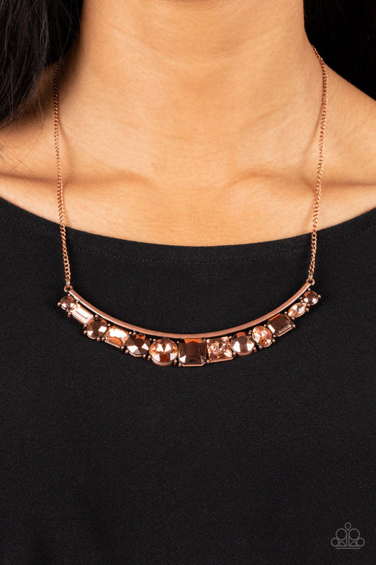 The Only SMOKE-SHOW in Town Copper Necklace (Spicy 1242)