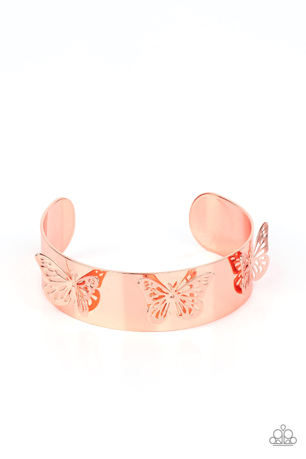 Magical Mariposas Copper Bracelet (Yellow 197)