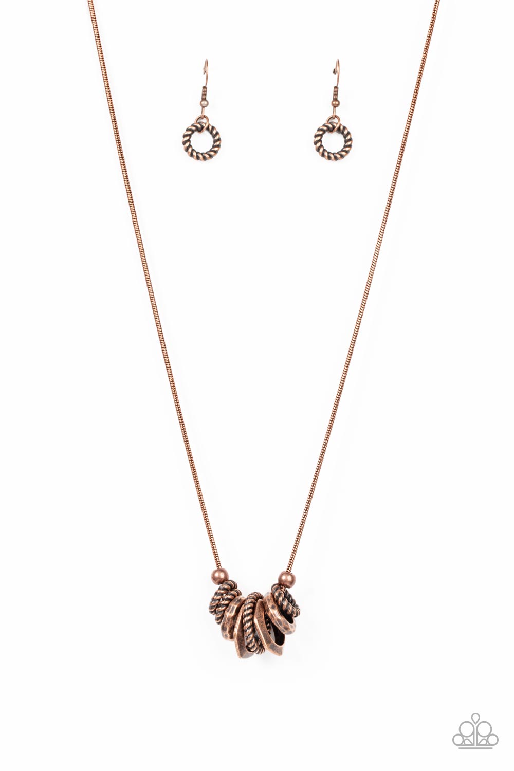 Mechanical Mischief Copper Necklace (Yellow 169)