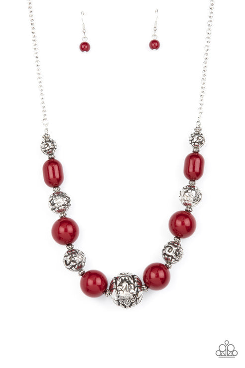 Girl Meets Garden Red Necklace (Red 30)