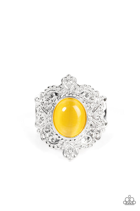 Delightfully Dreamy Yellow Ring (Orange 1576)