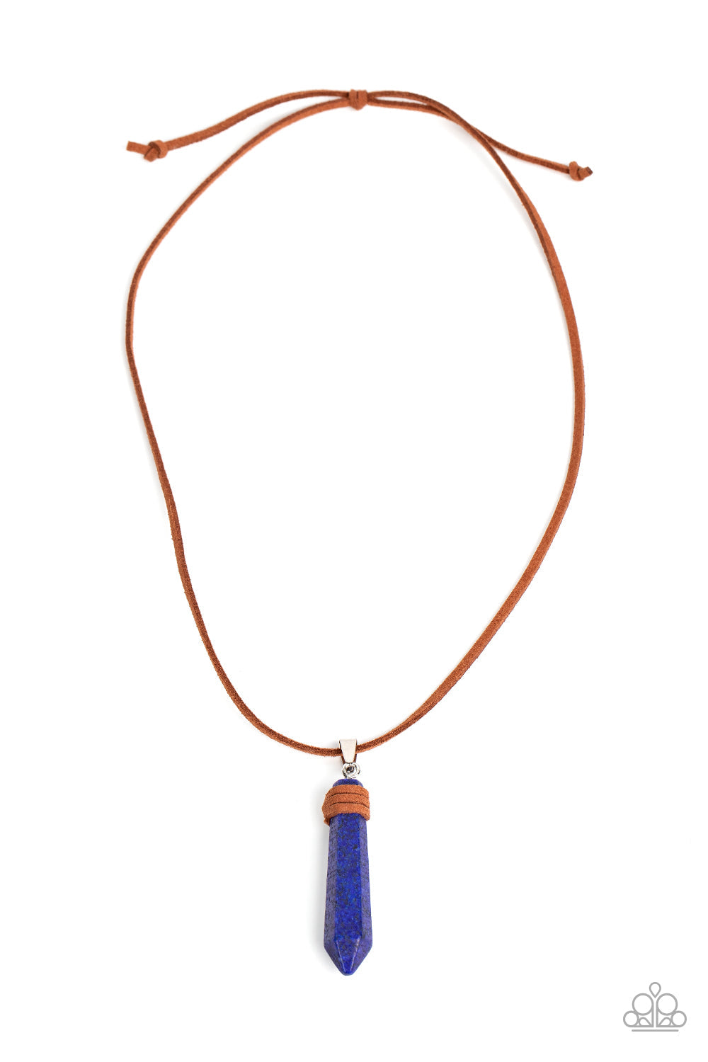 Holistic Harmony Blue Necklace (Orange 1975)