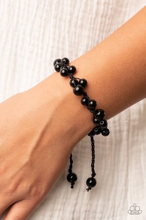 Vintage Versatility Black Bracelet (Orange 1349)