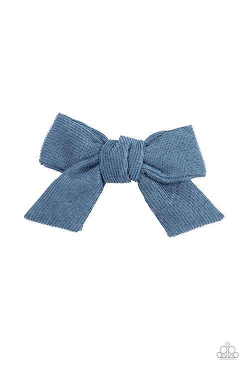 Corduroy Cowgirl Blue Hair Clip (Light Purple 99)