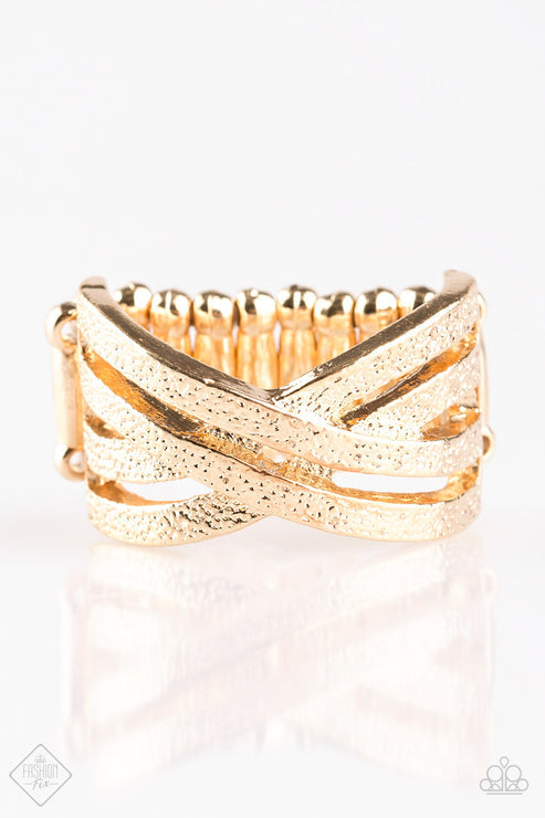 Final Statement - Fashion Fix - Gold Ring (Orange 1212)