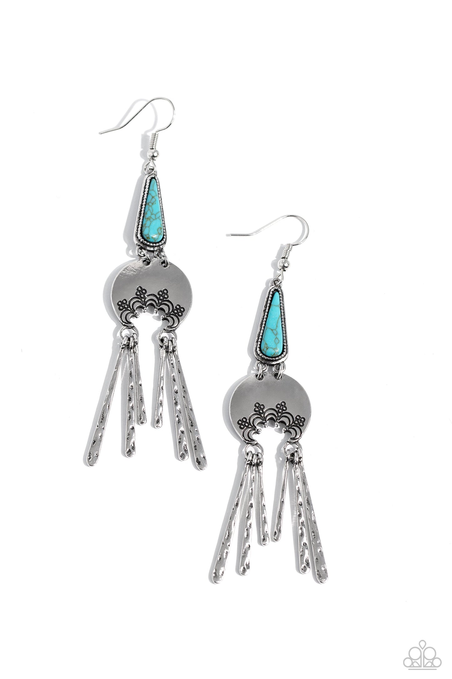 Highland Haute Blue Earrings (Orange 1894)