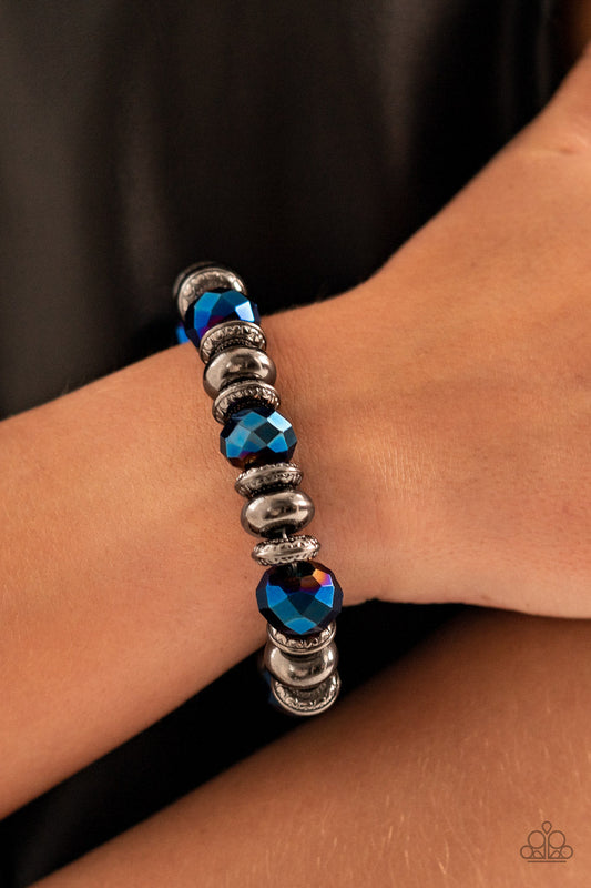 Power Pose Blue Bracelet (Orange 1890)