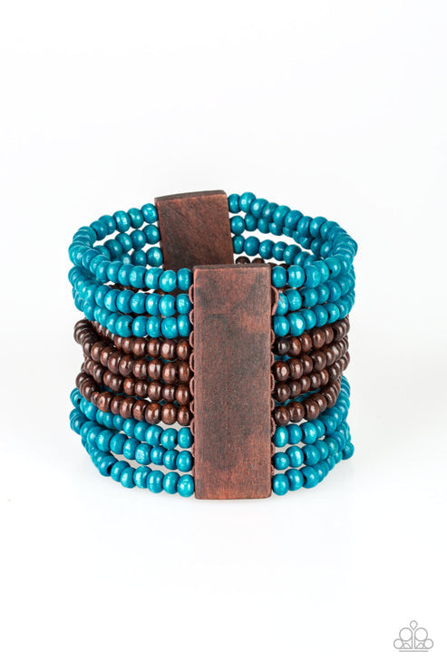 JAMAICAN Me Jam Blue Bracelet (Orange 1399)