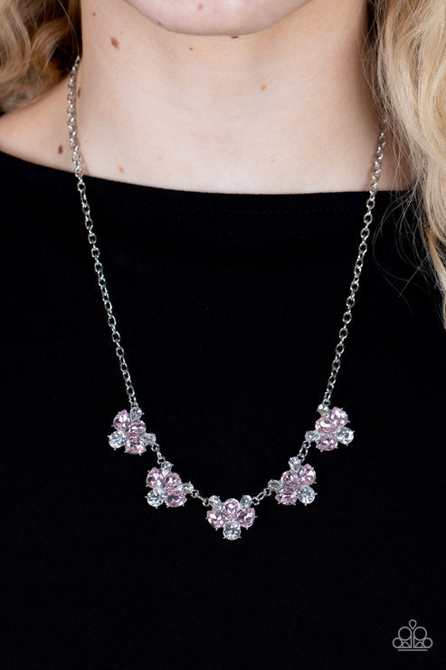 Envious Elegance Pink Necklace (Purple 1011)