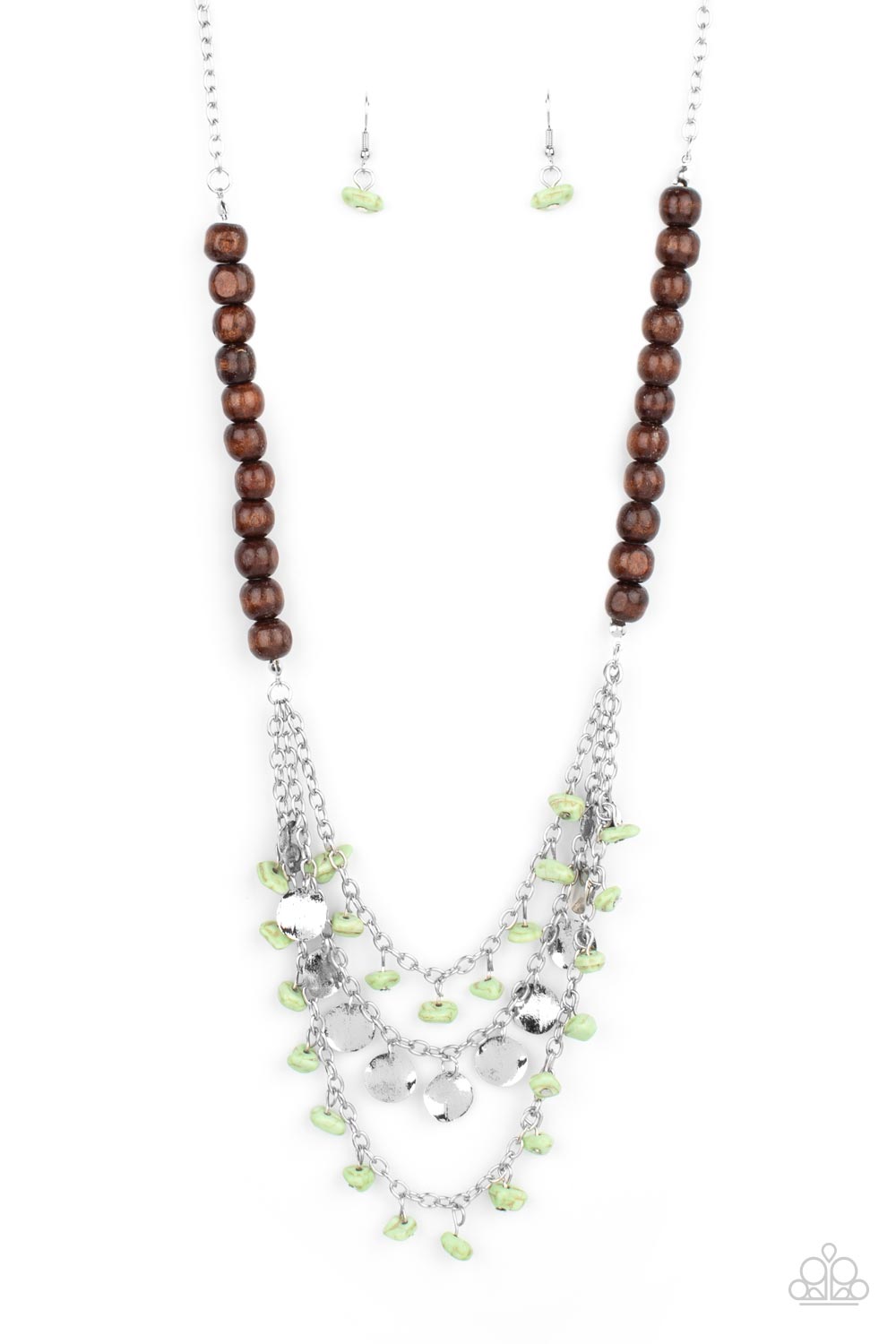 Plains Paradise Green Necklace (Orange 1397)