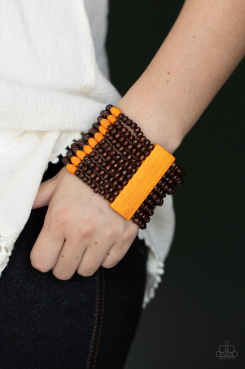 Tropical Trendsetter Orange Bracelet (Orange 1511)