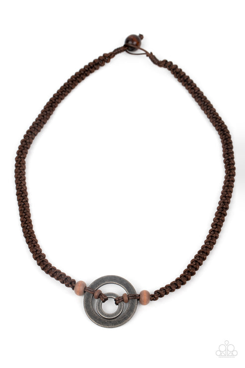 Rural Reef Brown Necklace (Orange 1083)