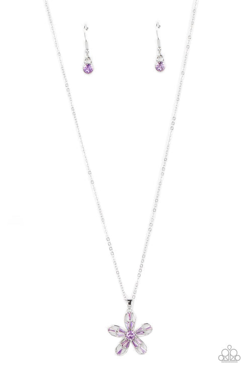 Botanical Ballad Purple Necklace (Orange 1562)