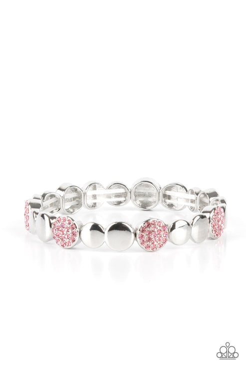 Dimensional Dazzle Pink Bracelet (Orange 1092)