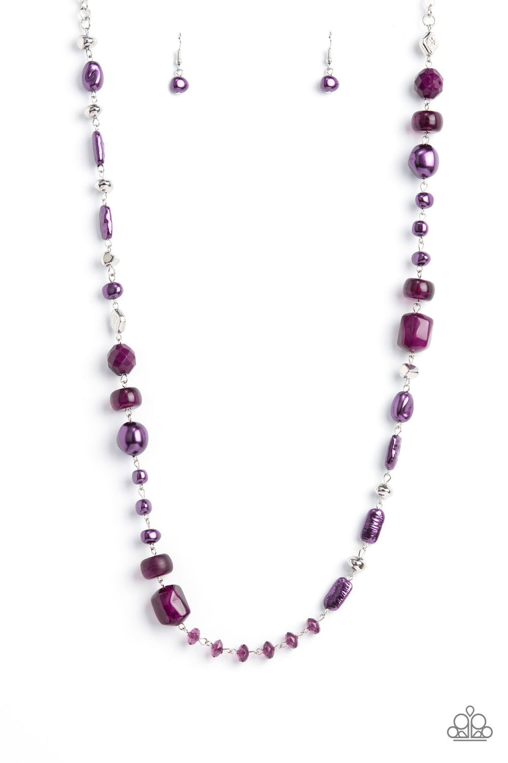 Juicy Gossip Purple Necklace (Orange 1138)