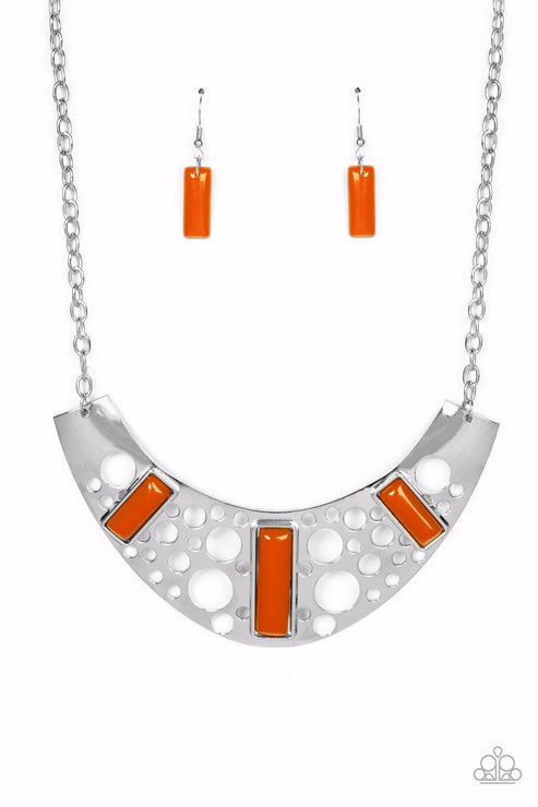 Real Zeal Orange Necklace (Orange 1455)