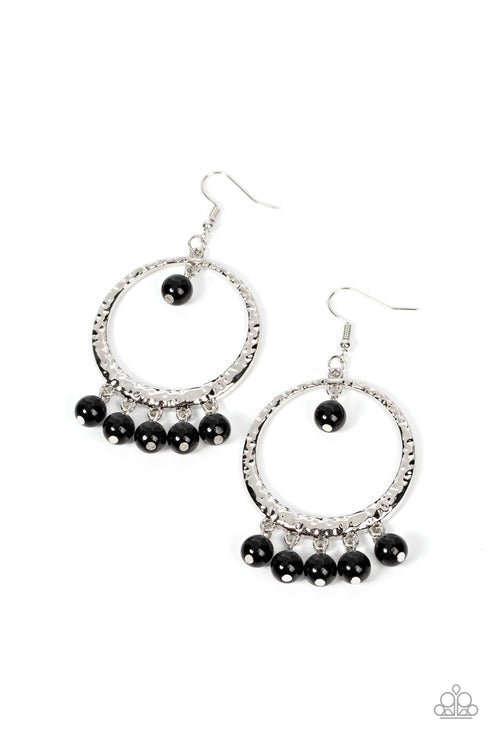 Luscious Luxury Black Earrings (Yellow 1618)