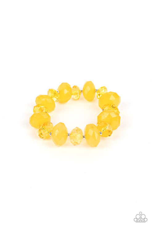 Keep GLOWING Forward Yellow Bracelet (Orange 1036)