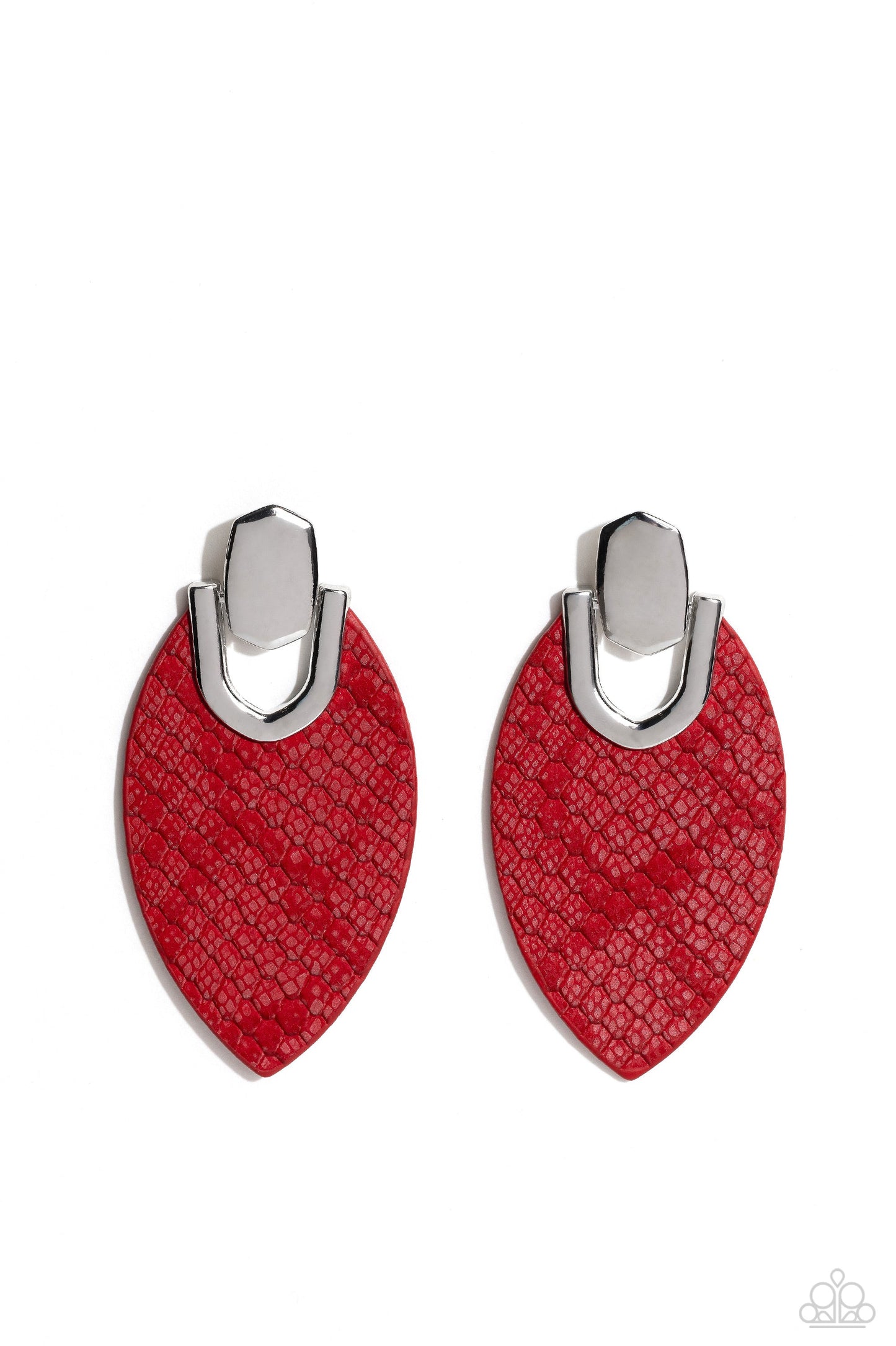 Wildly Workable Red Earrings (Orange 1960)