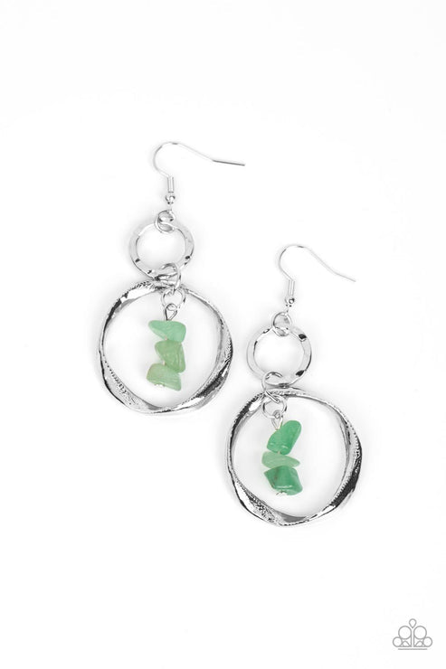 Good-Natured Spirit Green Earrings (Orange 1549)