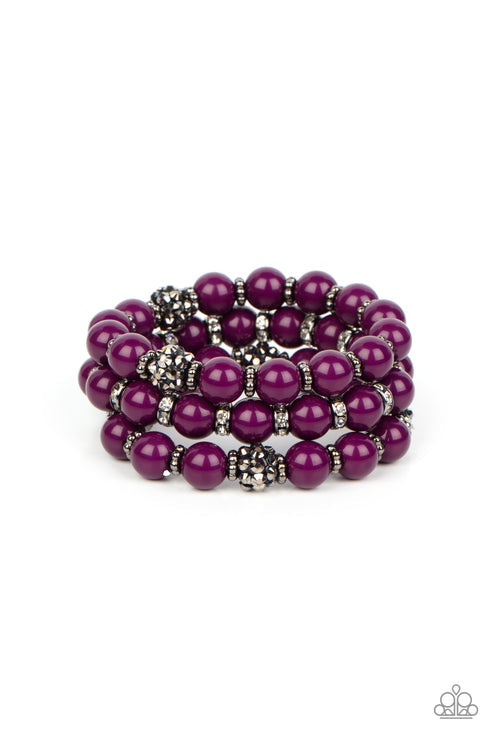 Poshly Packing Purple Bracelet (Green 27)