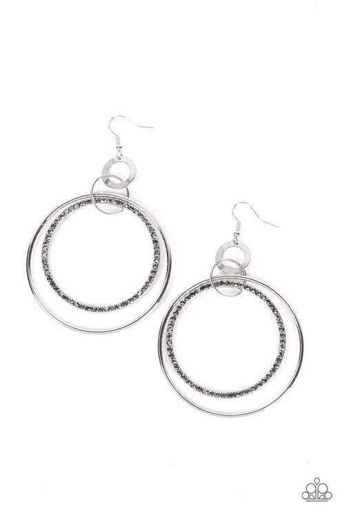 Haute Hysteria Silver Earrings (Brown 99)