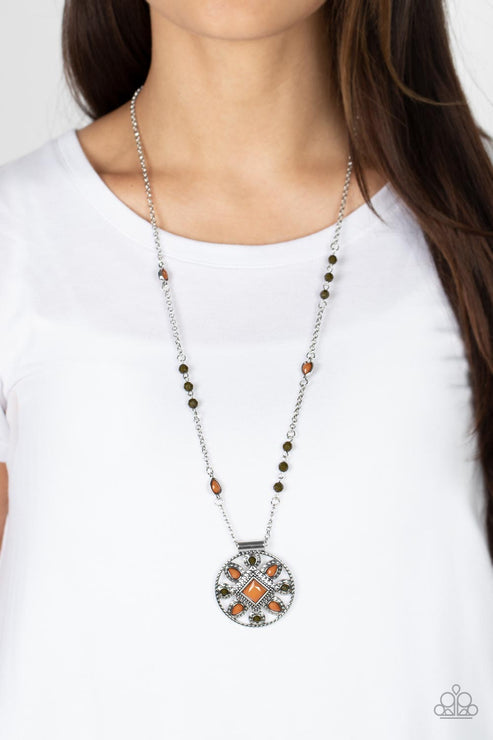 Sierra Showroom Brown Necklace (Brown 1118)