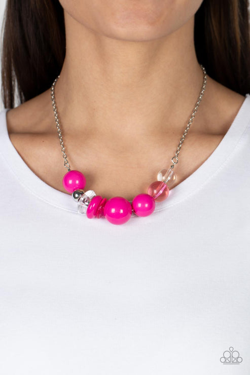 Bauble Bonanza Pink Necklace (Purple 1015)