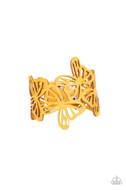 Butterfly Breeze Yellow Bracelet (Orange 1228)